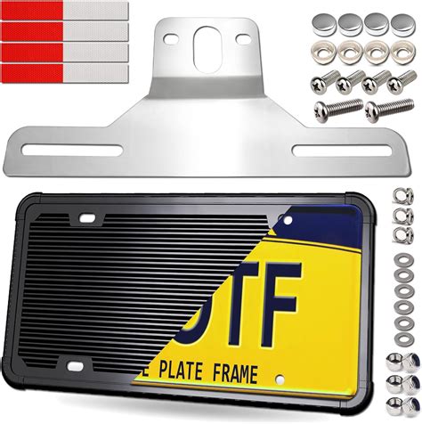 metal trailer license plate bracket|boat trailer license plate holder.